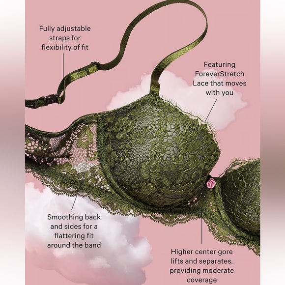 (Free NWT XL Hiphugger Panty) with Victoria’s Secret Dream Angels Bra Purchase - Picture 9 of 10